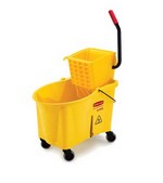 Rubbermaid Mop Bucket Combo Pack, Yellow